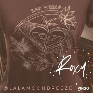 🌸 ROXY black Las Vegas Vintage tshirt